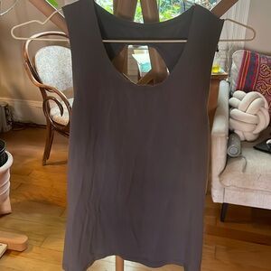 Ripple yoga - half moon tank - grey